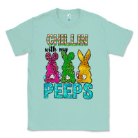Seafoam Chillin with my peeps Ester Day Classic Tee - Neo Western