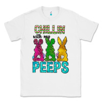 White Chillin with my peeps Ester Day Classic Tee - Neo Western