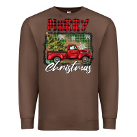 Chestnut merry christmas truck Premium Sweatshirt - BarkalooDesign