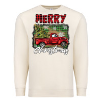 Sandshell merry christmas truck Premium Sweatshirt - BarkalooDesign