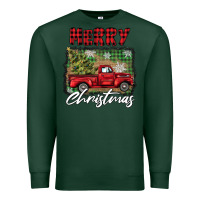 Merry Christmas Truck Premium Sweatshirt | Teevron