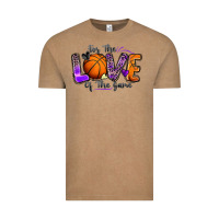 Vintage Coffee for the love of the game basketball Vintage Tee - Zillion Design Studio