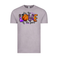 Vintage Zinc for the love of the game basketball Vintage Tee - Zillion Design Studio