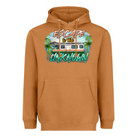 Meerkat escape to the unknown Heavyweight Hoodie - NancyCooperArtShop