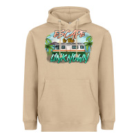 Mushroom escape to the unknown Heavyweight Hoodie - NancyCooperArtShop