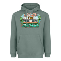 Sage escape to the unknown Heavyweight Hoodie - NancyCooperArtShop