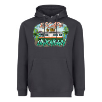 Smoke escape to the unknown Heavyweight Hoodie - NancyCooperArtShop