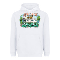 White escape to the unknown Heavyweight Hoodie - NancyCooperArtShop