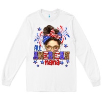 White All American nana Long Sleeve Tee - Neo Western