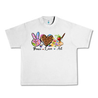 Lunar Rock peace love art Urban Heavy Tee - texasbilliewilder