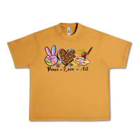 Peanut Butter peace love art Urban Heavy Tee - texasbilliewilder