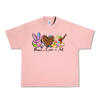 Salmon peace love art Urban Heavy Tee - texasbilliewilder