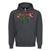 Smoke Snowflakes and Christmas cakes Zipper Hoodie - JahusDesignShop