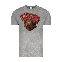 Cloud Rock labrador retriever with love glass Vintage Tee - RanaPortraitStore