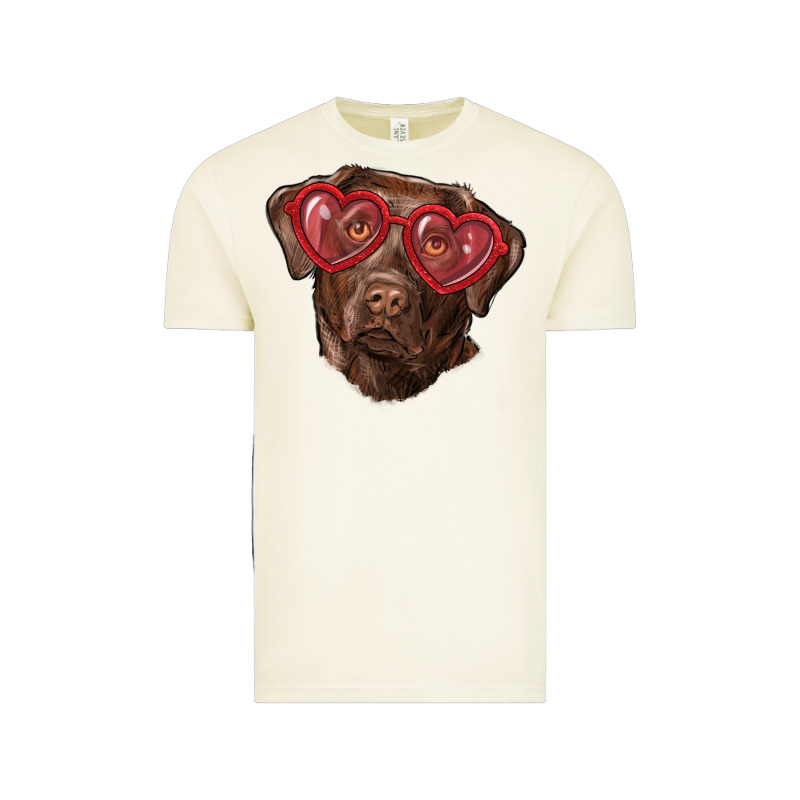 Labrador Retriever With Love Glass Vintage Tee by RanaPortraitStore | Teevron