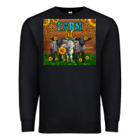 Black Western Baby Sheeps Farm Life Garden Premium Sweatshirt - LillyAllenDesigns