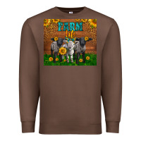 Chestnut Western Baby Sheeps Farm Life Garden Premium Sweatshirt - LillyAllenDesigns