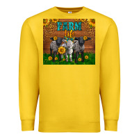 Lemon Western Baby Sheeps Farm Life Garden Premium Sweatshirt - LillyAllenDesigns