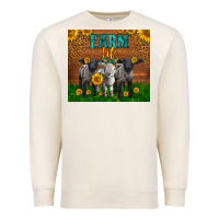 Sandshell Western Baby Sheeps Farm Life Garden Premium Sweatshirt - LillyAllenDesigns