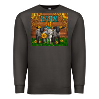 Smoke Western Baby Sheeps Farm Life Garden Premium Sweatshirt - LillyAllenDesigns