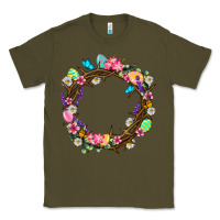 Army Green Crown of thorns Easter Day Classic Tee - Neo Western