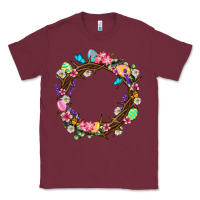 Burgundy Crown of thorns Easter Day Classic Tee - Neo Western