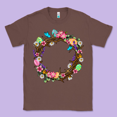Crown Of Thorns Easter Day Classic Tee Designed By Neo Western