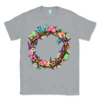 Heather Grey Crown of thorns Easter Day Classic Tee - Neo Western