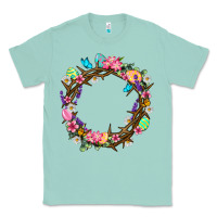 Seafoam Crown of thorns Easter Day Classic Tee - Neo Western