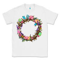 White Crown of thorns Easter Day Classic Tee - Neo Western