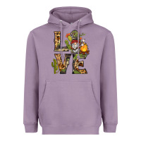 Lavender love camping gnome Heavyweight Hoodie - BarkalooDesign