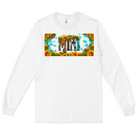 White mini sunflower libbey cup Long Sleeve Tee - HRA Design Shop