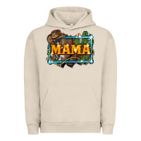 Pigment French Oak mama cowboy western font cactuslove mom Urban Hoodie - LillyAllenDesigns