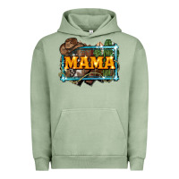 Pigment Oil Green mama cowboy western font cactuslove mom Urban Hoodie - LillyAllenDesigns