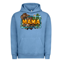 Pigment Pebble Blue mama cowboy western font cactuslove mom Urban Hoodie - LillyAllenDesigns