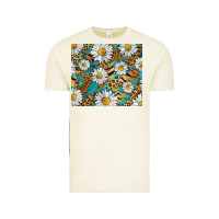 Vintage Arctic Leopard And Tiger Daisy Vintage Tee - RanaPortraitStore