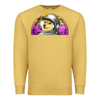 Antique Gold dogecoin to the mars Premium Sweatshirt - Jasminsmagicworld