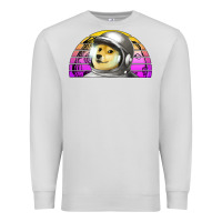 Dove Grey dogecoin to the mars Premium Sweatshirt - Jasminsmagicworld
