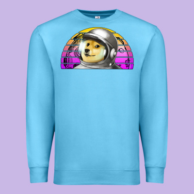 Dogecoin To The Mars Premium Sweatshirt Designed By Jasminsmagicworld