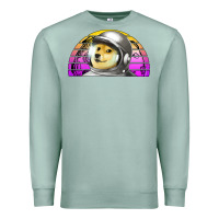Seafoam dogecoin to the mars Premium Sweatshirt - Jasminsmagicworld