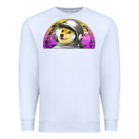 White dogecoin to the mars Premium Sweatshirt - Jasminsmagicworld