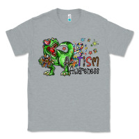 Heather Grey autism awareness Classic Tee - SublimationCraftShop