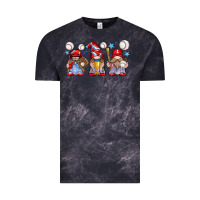 Cloud Black baseball gnome Vintage Tee - texasbilliewilder