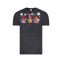 Vintage Black baseball gnome Vintage Tee - texasbilliewilder