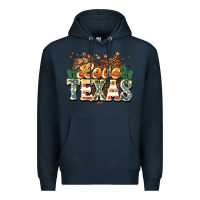 Navy love texas Premium Hoodie - NancyCooperArtShop