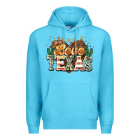 Ocean Blue love texas Premium Hoodie - NancyCooperArtShop