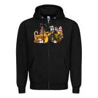 Black little debbie tree cakes bulldozer Zipper Hoodie - JahusDesignShop
