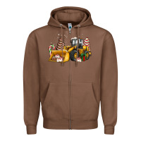 Chestnut little debbie tree cakes bulldozer Zipper Hoodie - JahusDesignShop