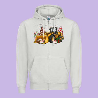 Little Debbie Tree Cakes Bulldozer Zipper Hoodie Designed By Jahusdesignshop