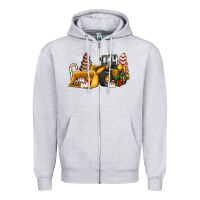 Heather Grey little debbie tree cakes bulldozer Zipper Hoodie - JahusDesignShop